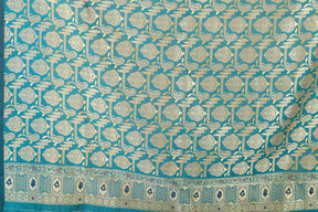 Brown Blended Katan Silk Saree - Keya Seth Exclusive