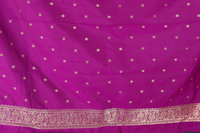 Purple Blended Mashru Silk Saree - Keya Seth Exclusive