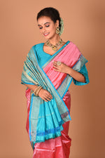 Load image into Gallery viewer, Baby Pink Pure Bomkai Saree - Keya Seth Exclusive
