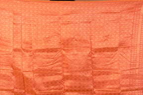 Dual Tone Brown Blended Bomkai Silk Saree - Keya Seth Exclusive