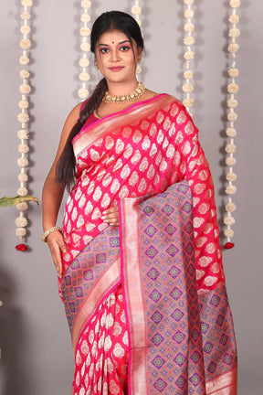 Rani Pure Katan Silk Saree - Keya Seth Exclusive