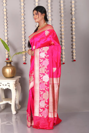 Rani Pure Katan Silk Saree - Keya Seth Exclusive