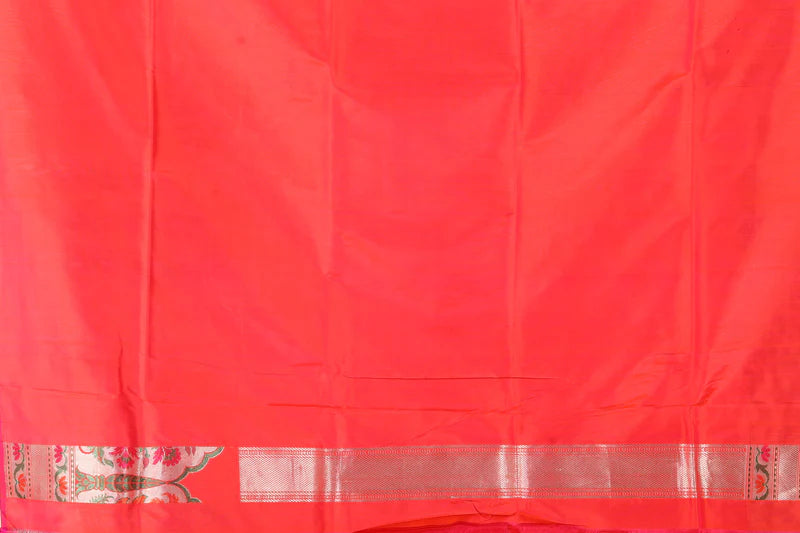 Orange Pure Katan Silk Saree - Keya Seth Exclusive