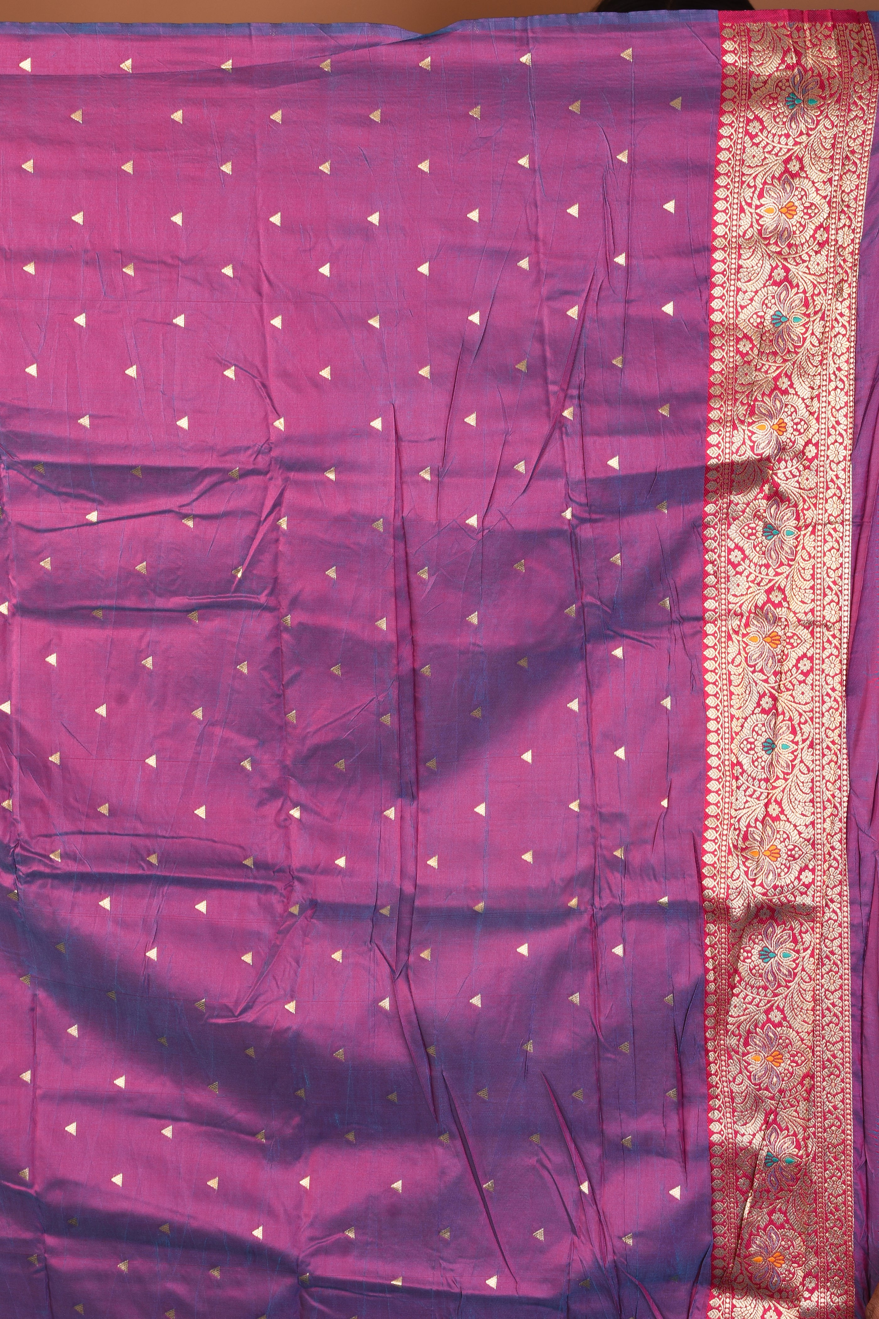 Sea Green Blended Katan Silk Saree - Keya Seth Exclusive