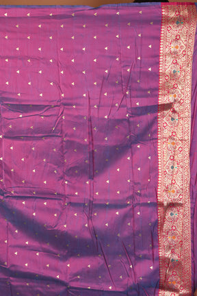Sea Green Blended Katan Silk Saree - Keya Seth Exclusive