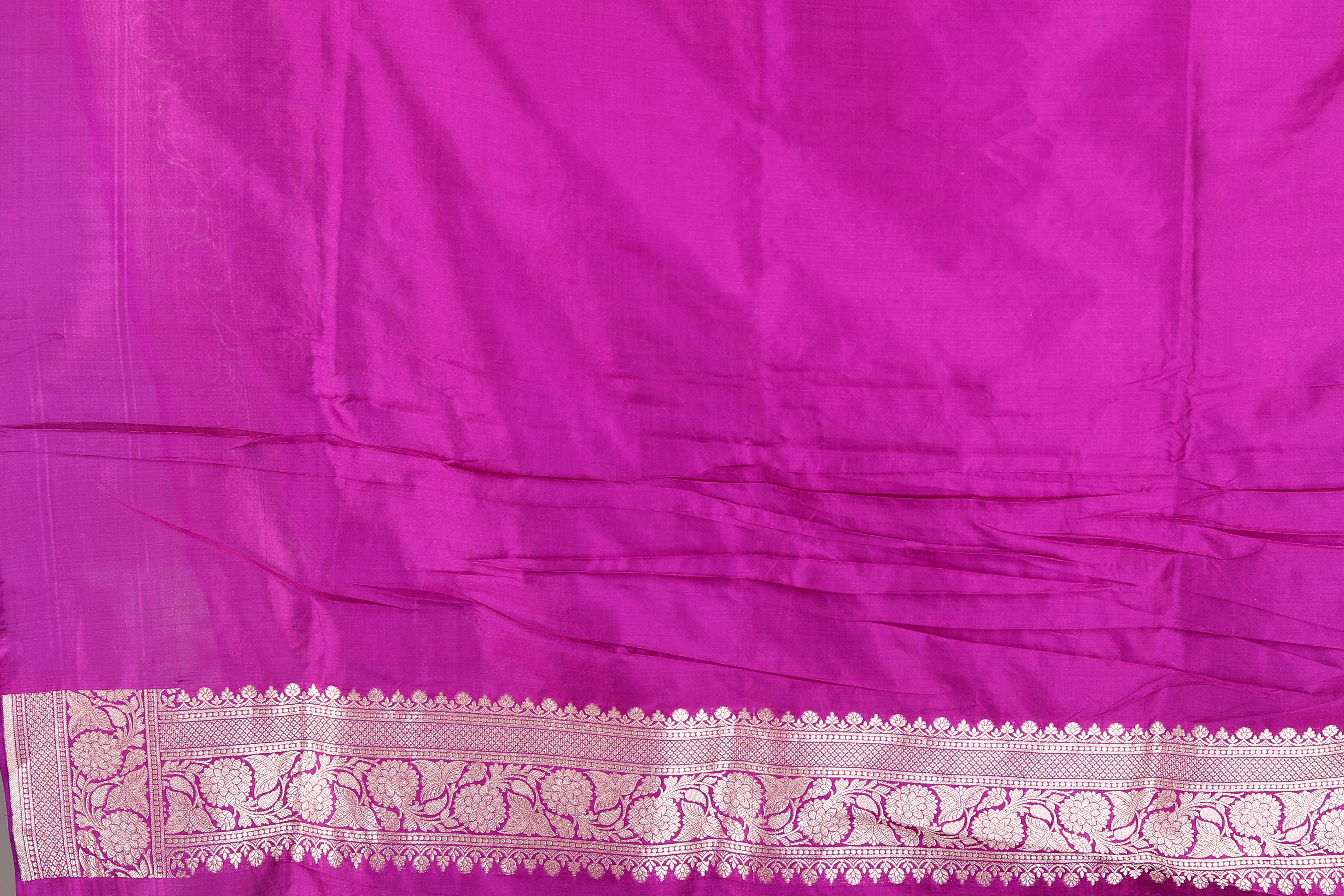 Purple Pure Katan Silk Saree - Keya Seth Exclusive