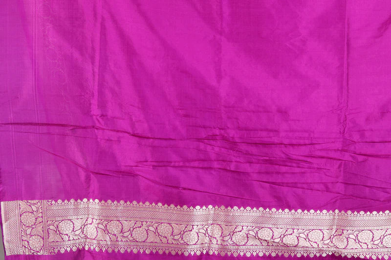 Purple Pure Katan Silk Saree - Keya Seth Exclusive
