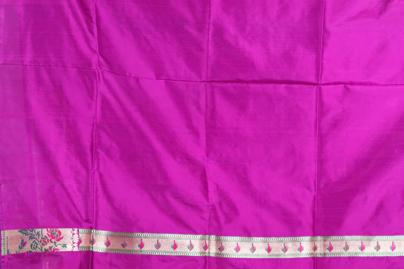 Purple Pure Katan Silk Saree - Keya Seth Exclusive