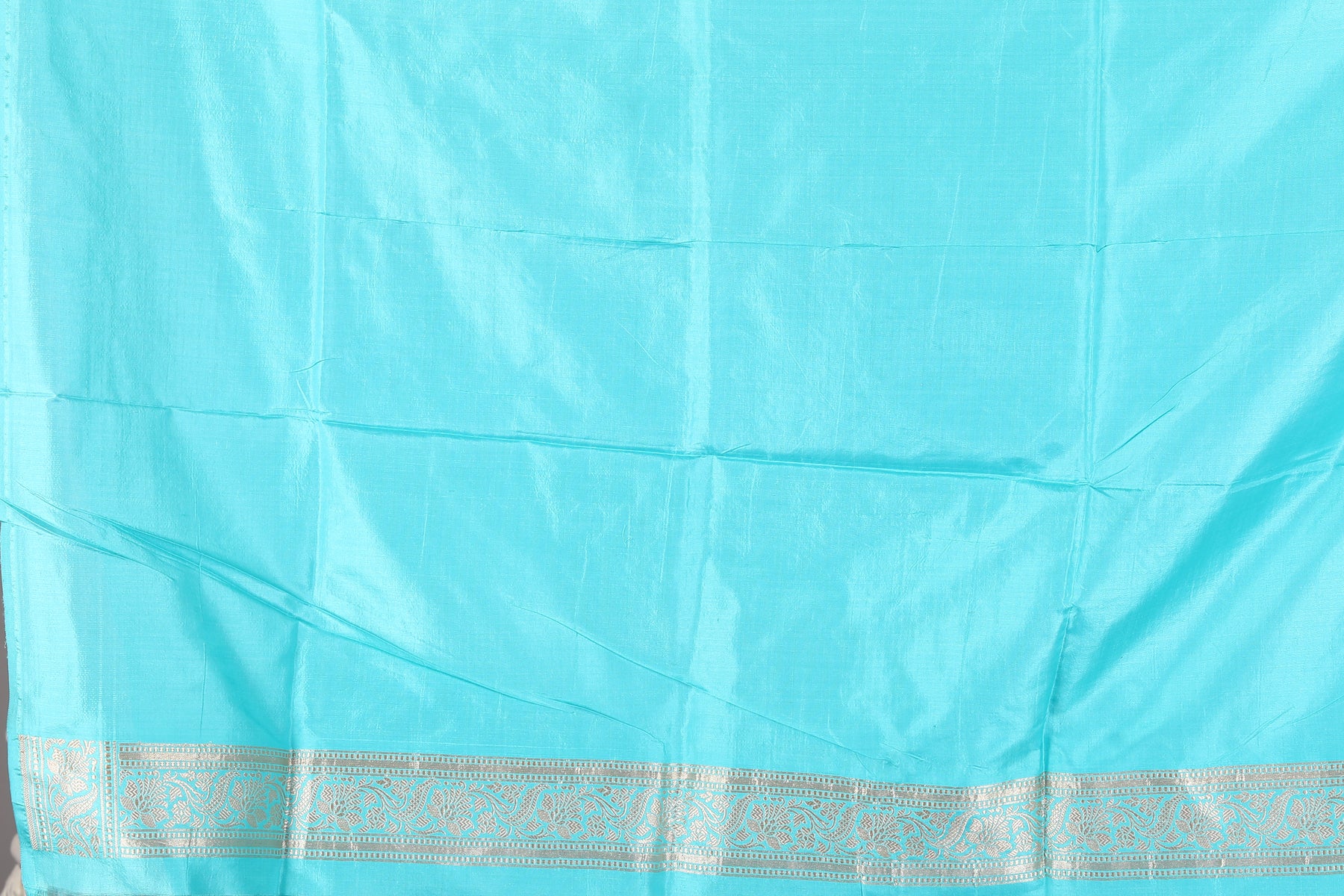 Sea Green Pure Katan Silk Saree - Keya Seth Exclusive