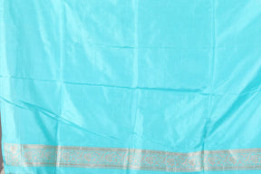 Sea Green Pure Katan Silk Saree - Keya Seth Exclusive