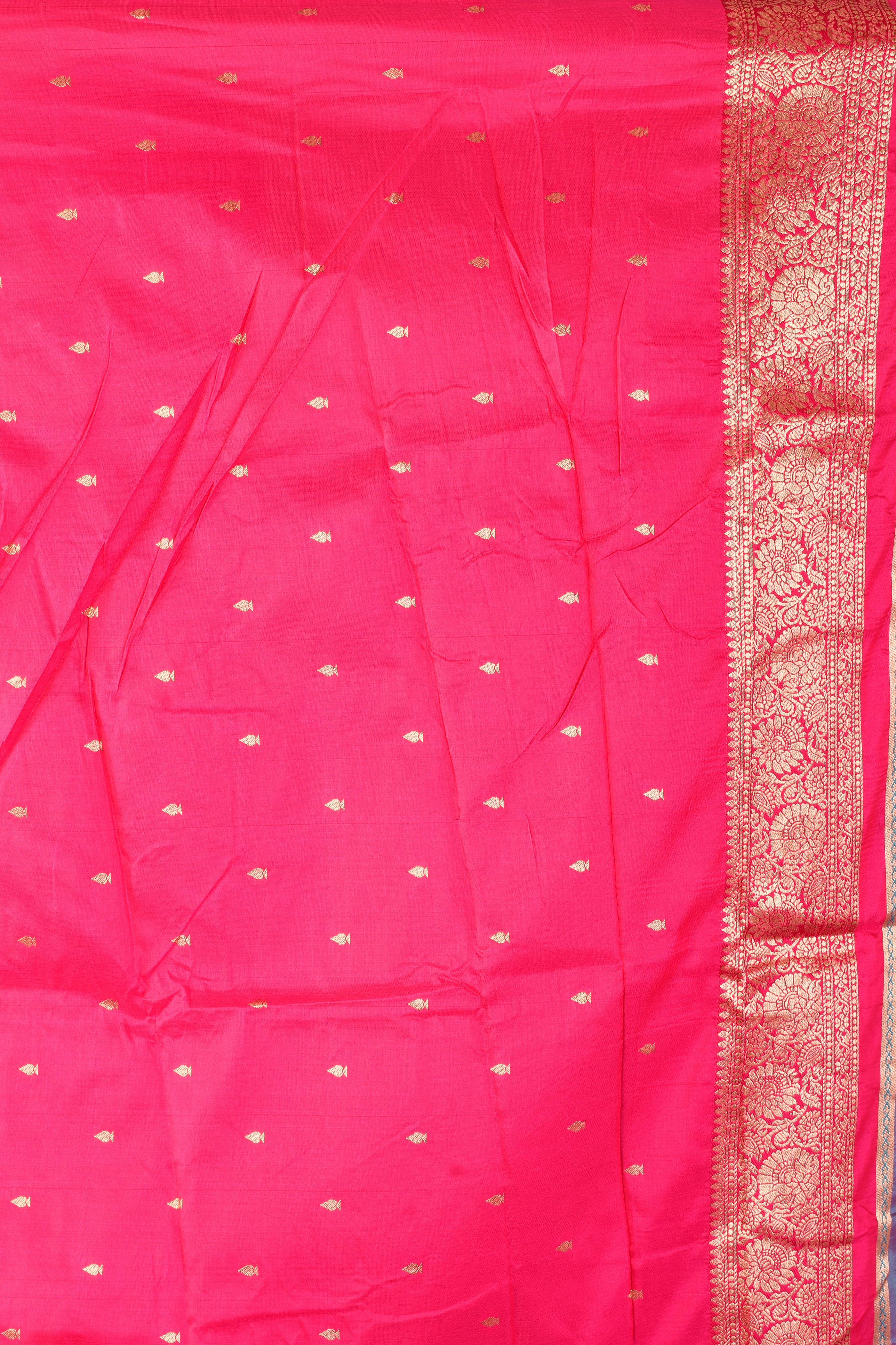 Dual Tone Purple Blended Katan Silk Saree - Keya Seth Exclusive