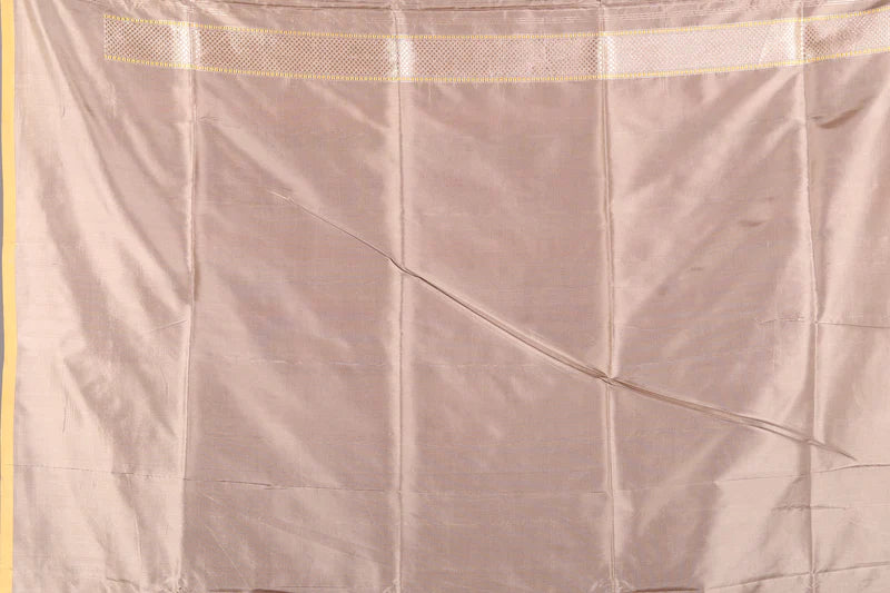 Grey Pure Katan Silk Saree - Keya Seth Exclusive