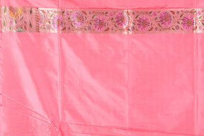 Pink Pure Katan Silk Saree - Keya Seth Exclusive