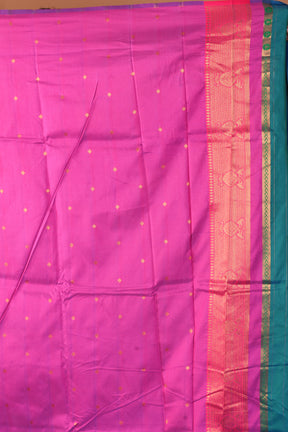 Blue Blended Katan Silk Saree - Keya Seth Exclusive