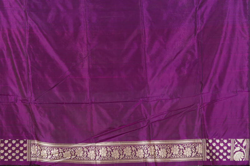 White Pure Katan Silk Saree - Keya Seth Exclusive