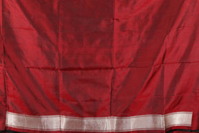 Maroon Pure Katan Silk Saree - Keya Seth Exclusive