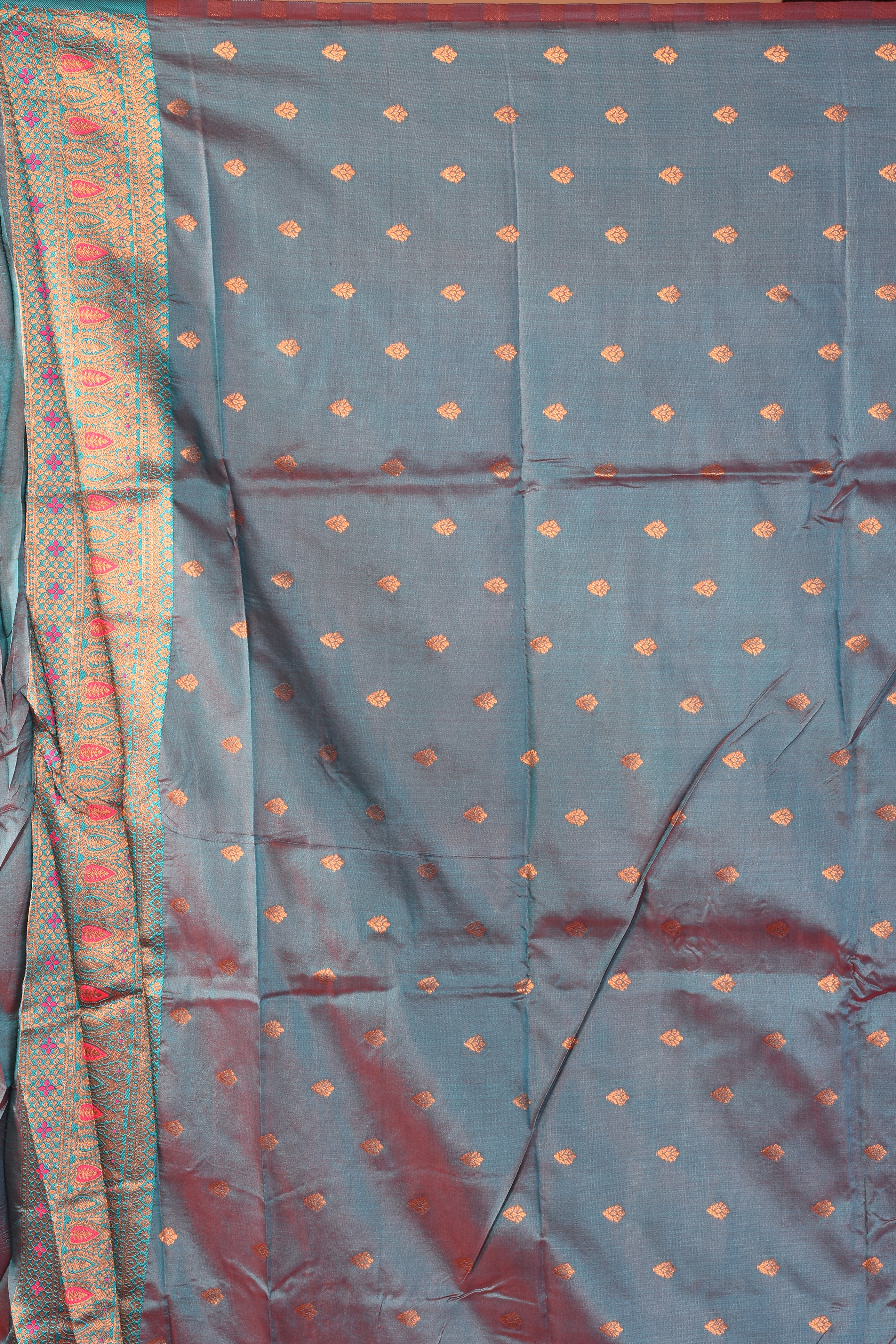 Pink Blended Mushroo Silk Saree - Keya Seth Exclusive