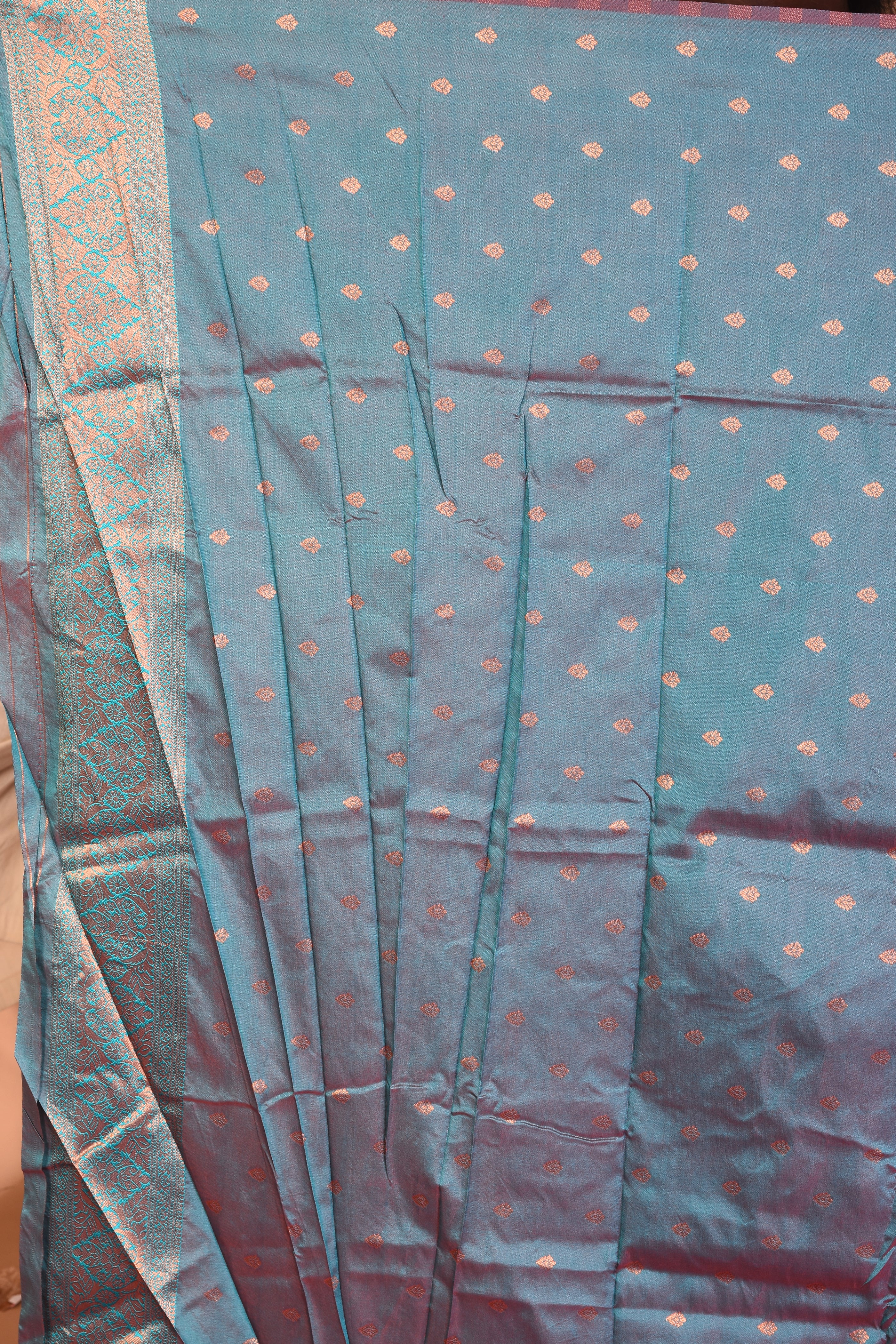 Maroon Blended Katan Silk Saree - Keya Seth Exclusive