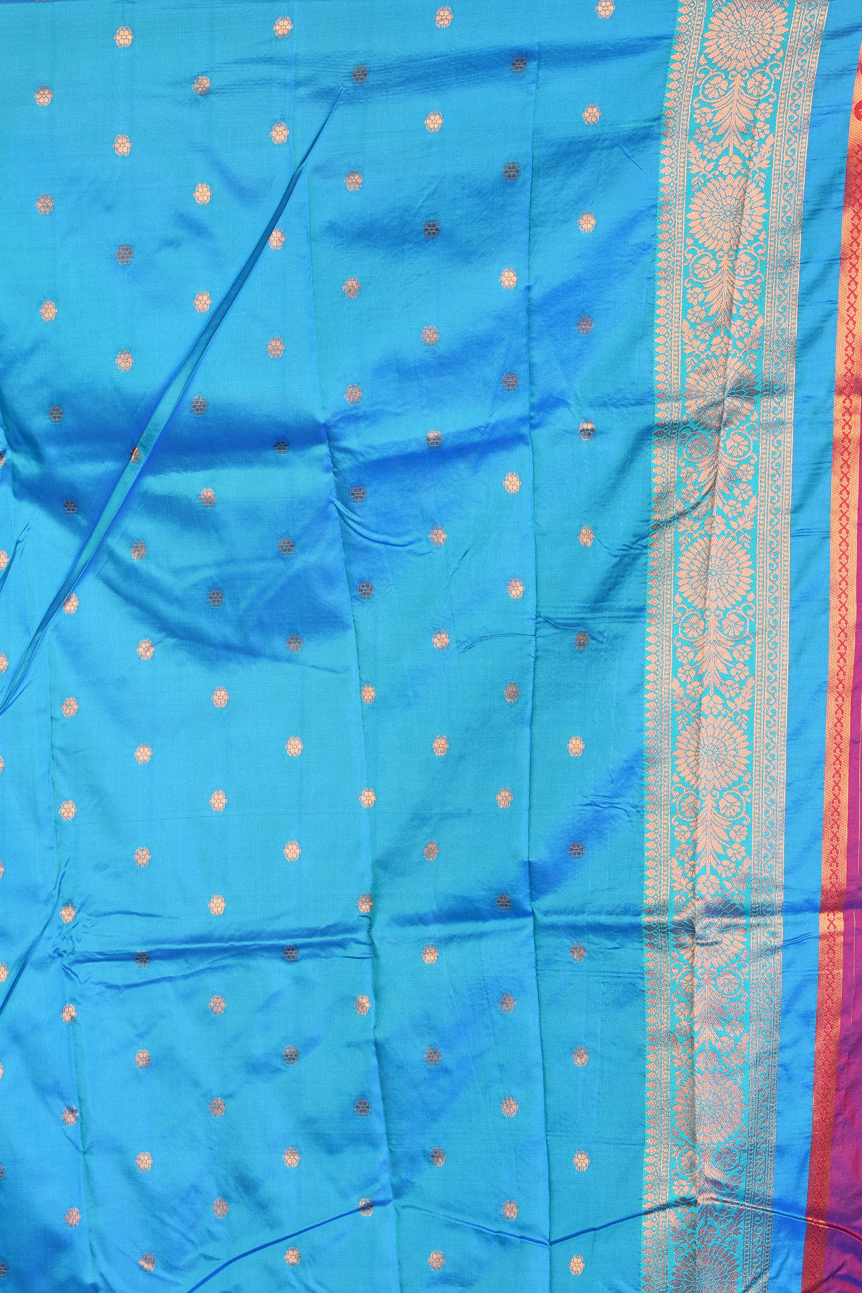 Dual Tone Purple Blended Katan Silk Saree - Keya Seth Exclusive