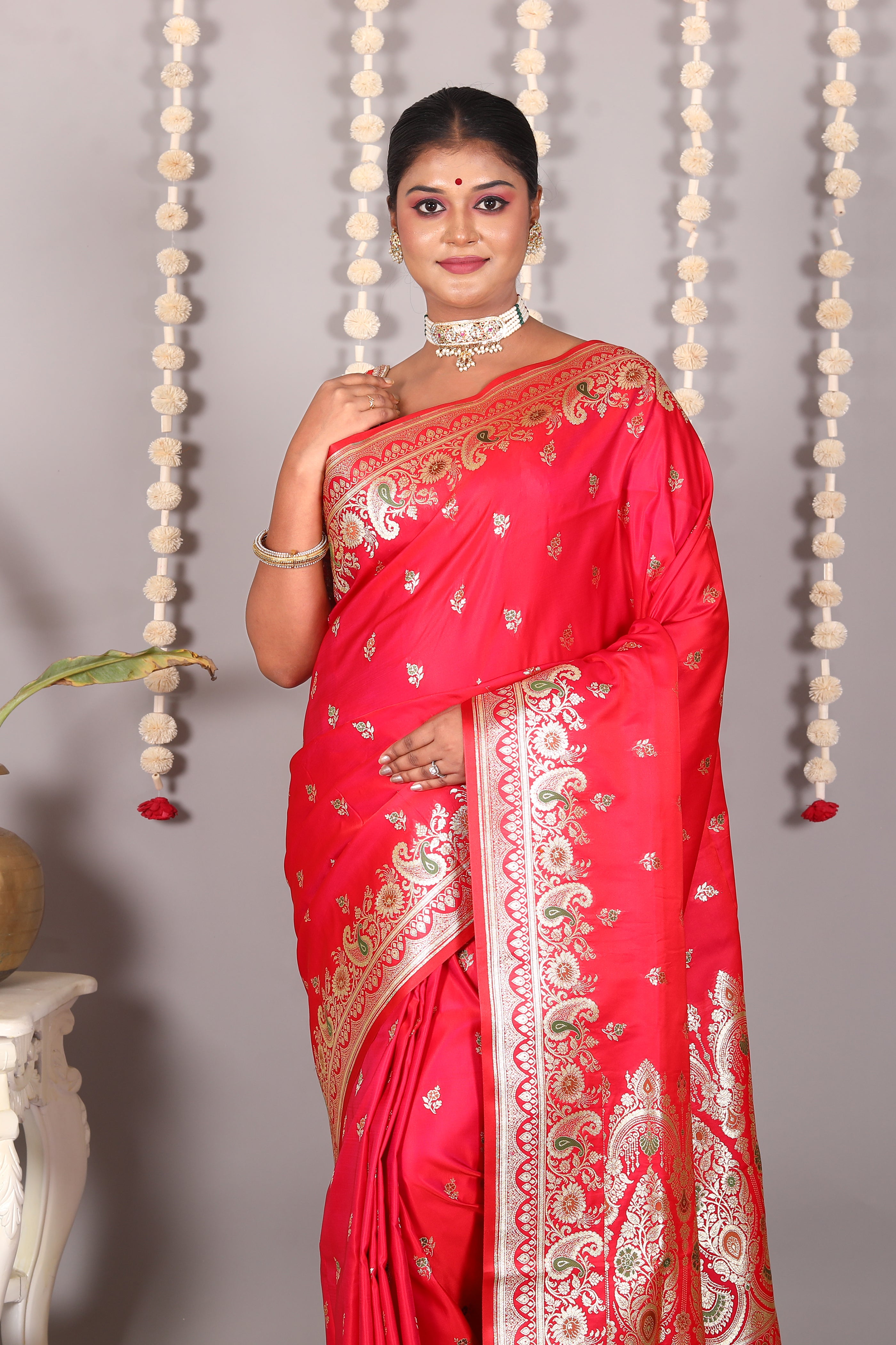 Rani Pure Banarasi Silk Saree - Keya Seth Exclusive