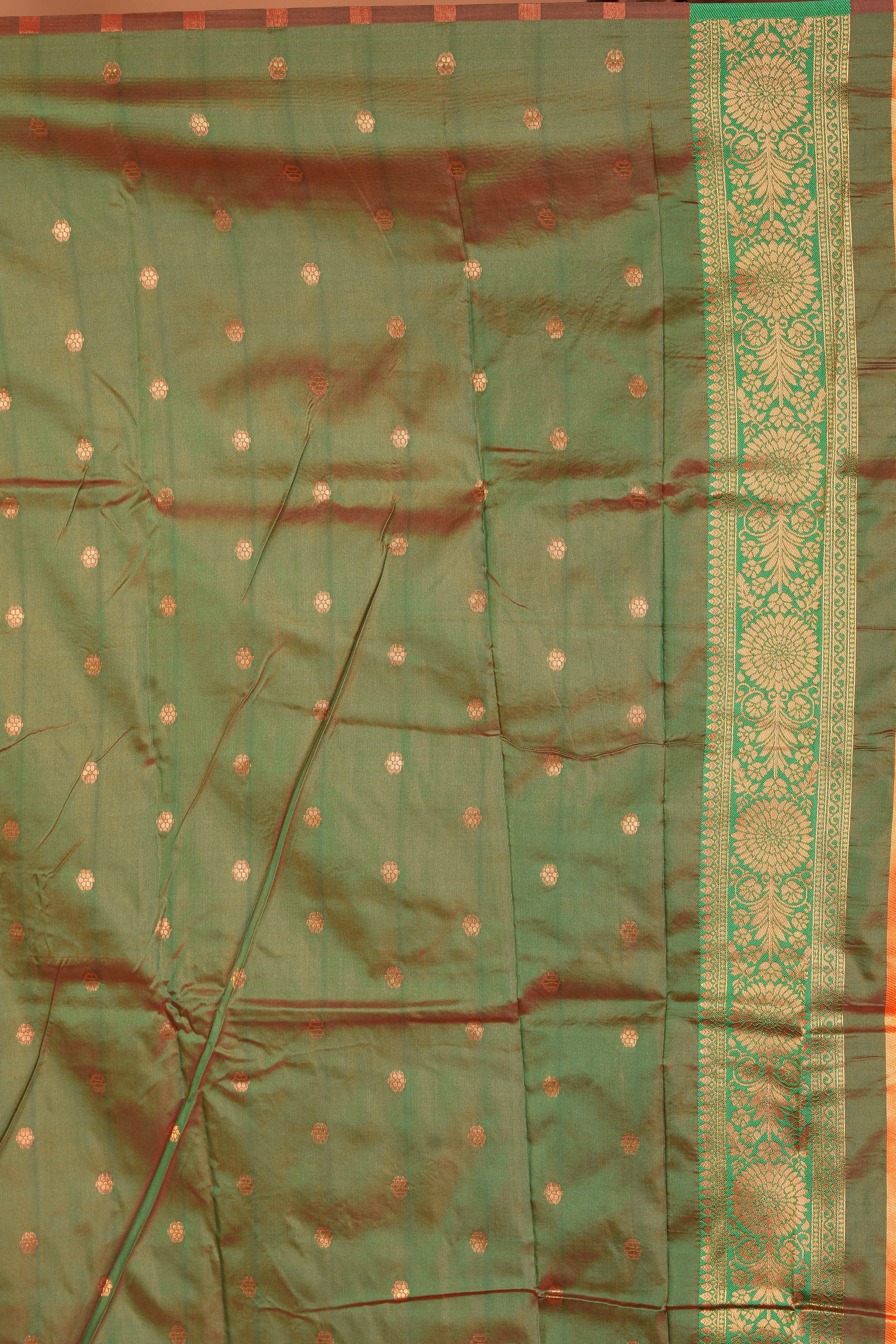 Orange Blended Kanjivaram Silk Saree - Keya Seth Exclusive