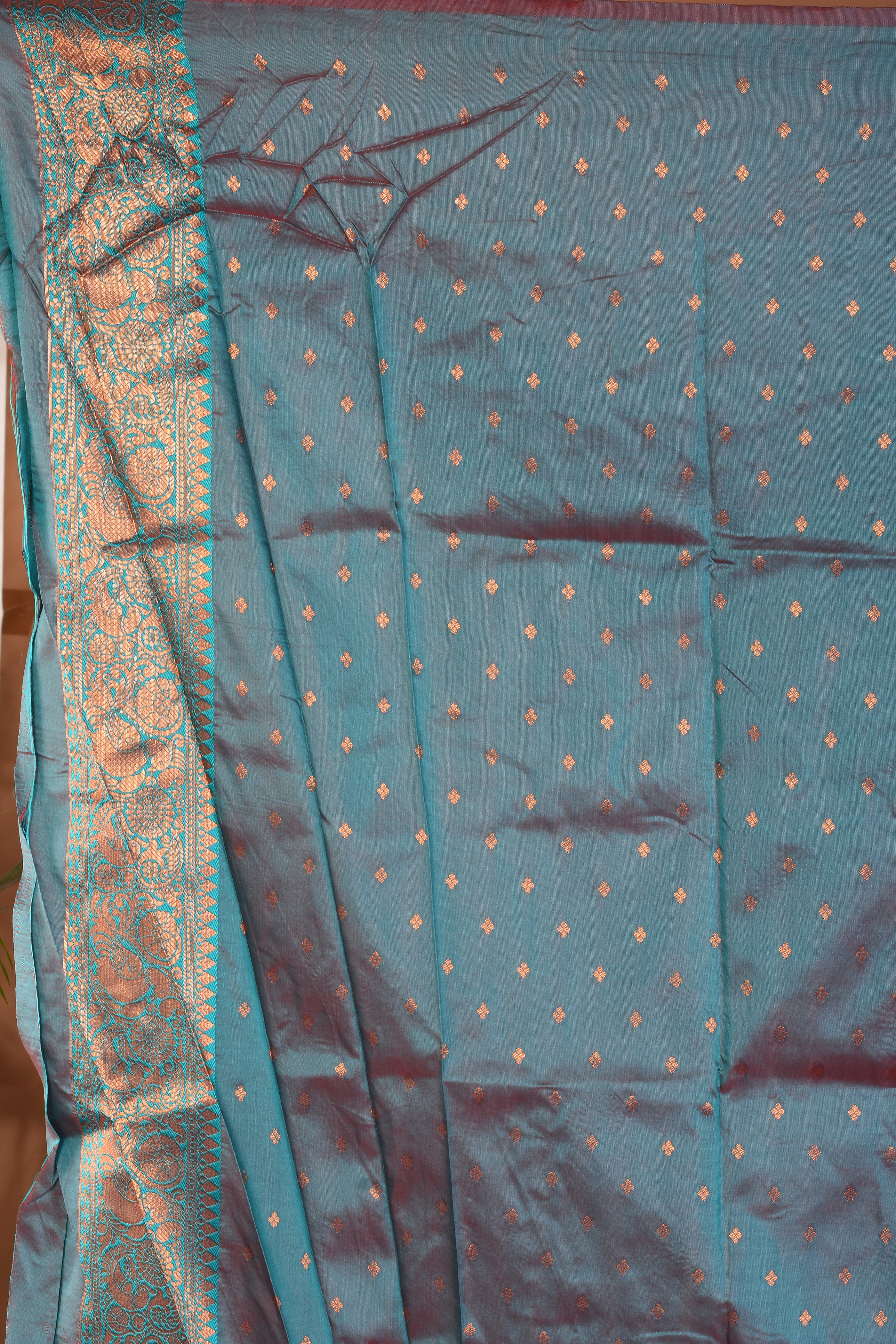 Pink Blended Katan Silk Saree - Keya Seth Exclusive