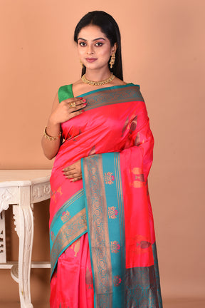Rani Blended Katan Silk Saree - Keya Seth Exclusive
