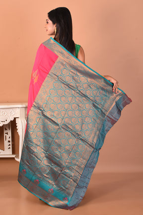 Rani Blended Katan Silk Saree - Keya Seth Exclusive