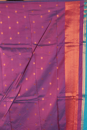 Sea Green Blended Katan Silk Saree - Keya Seth Exclusive