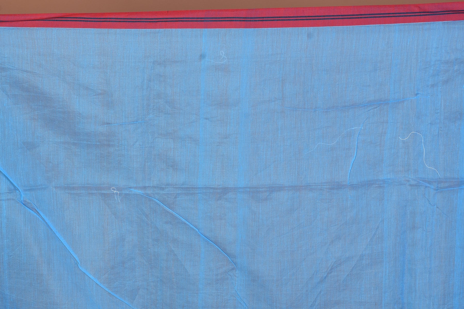 Sky Blue Blended Muslin Saree with Threadwork - Keya Seth Exclusive