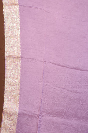 Mauve Blended Georgette Saree with Jalwork - Keya Seth Exclusive