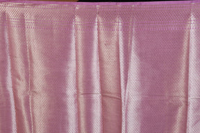 Purple Pure Chiniya Silk Saree with Golden Zari - Keya Seth Exclusive