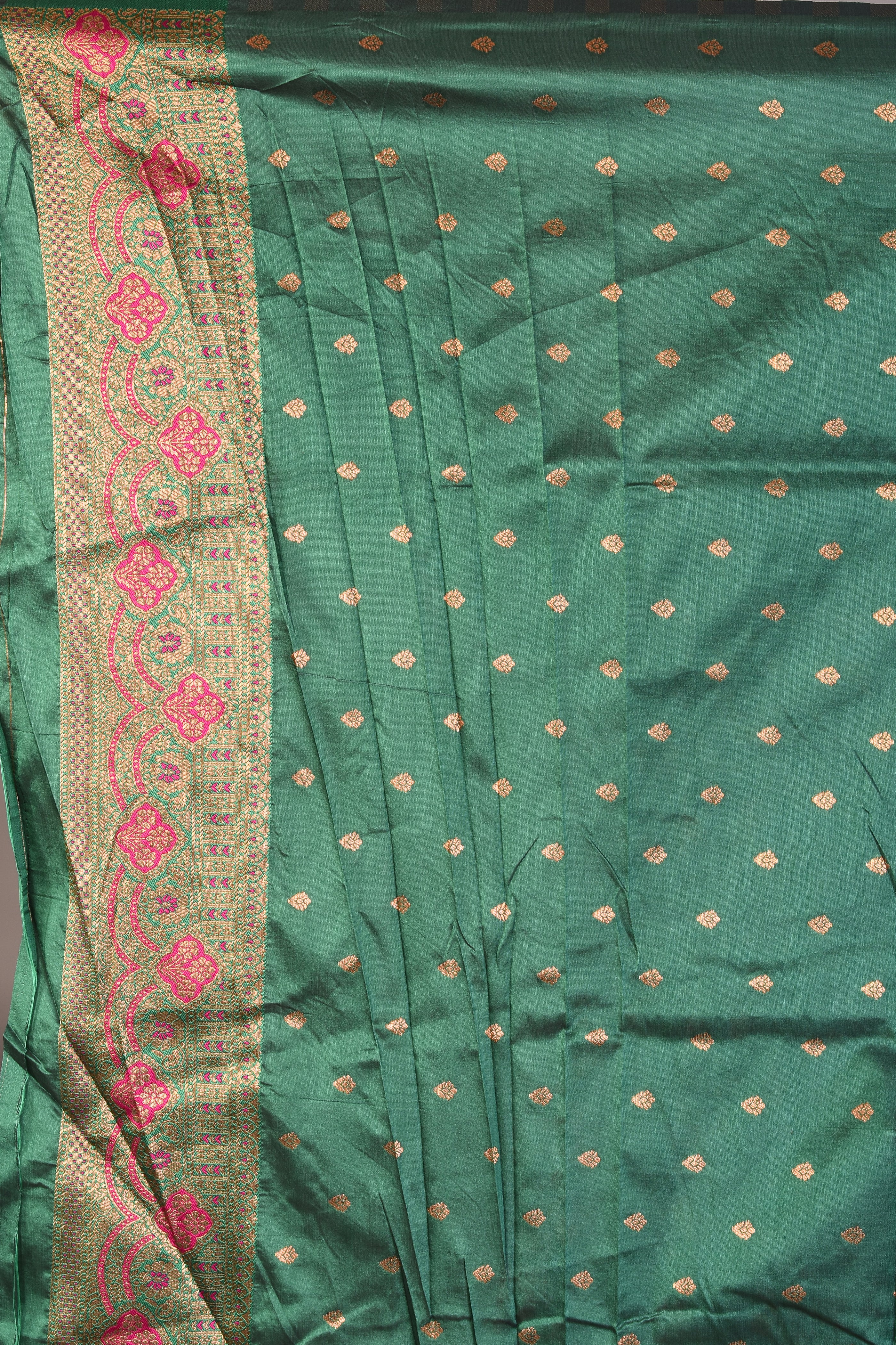 Magenta Blended Katan Silk Saree - Keya Seth Exclusive