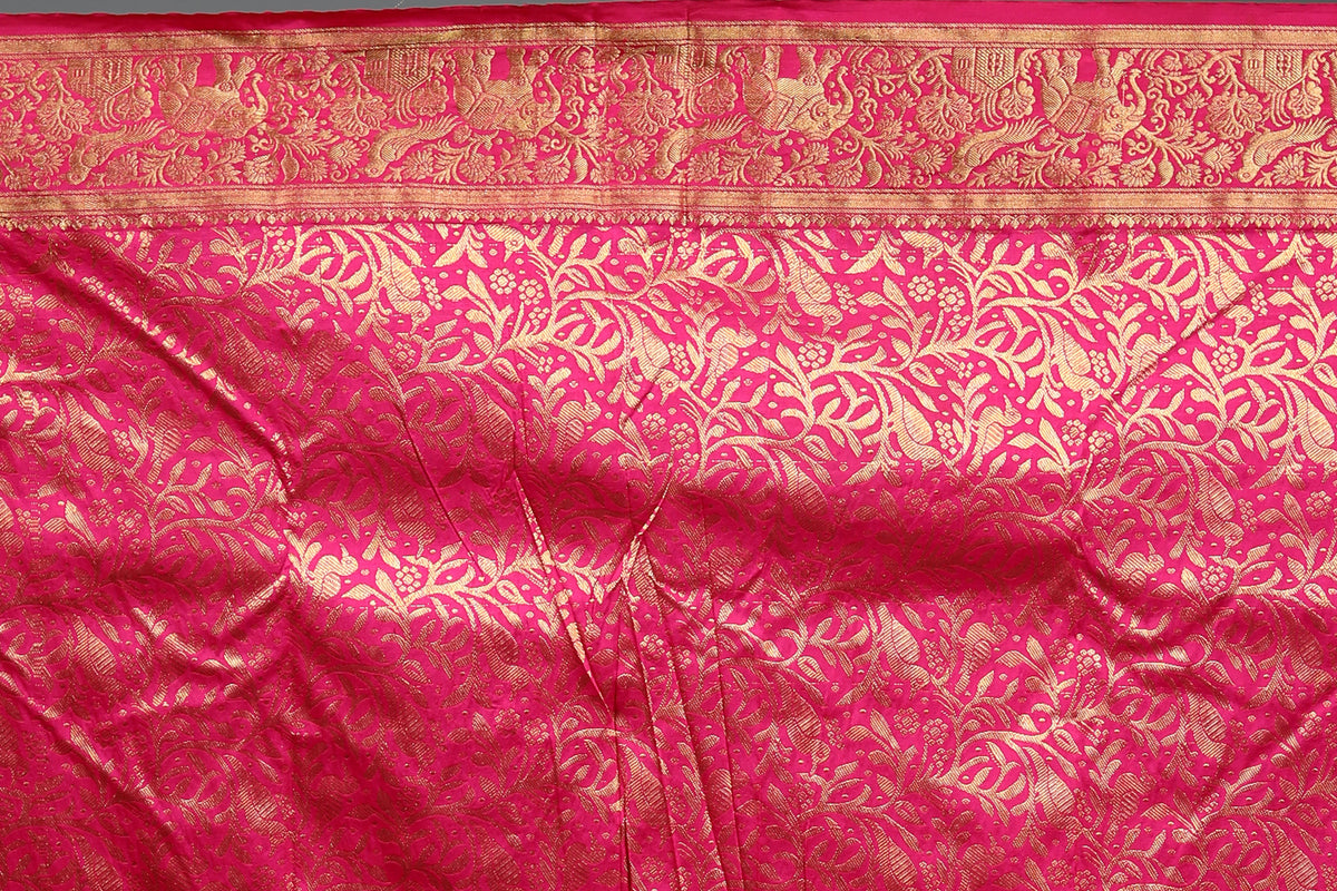 Dark Green Pure Kanjivaram Saree