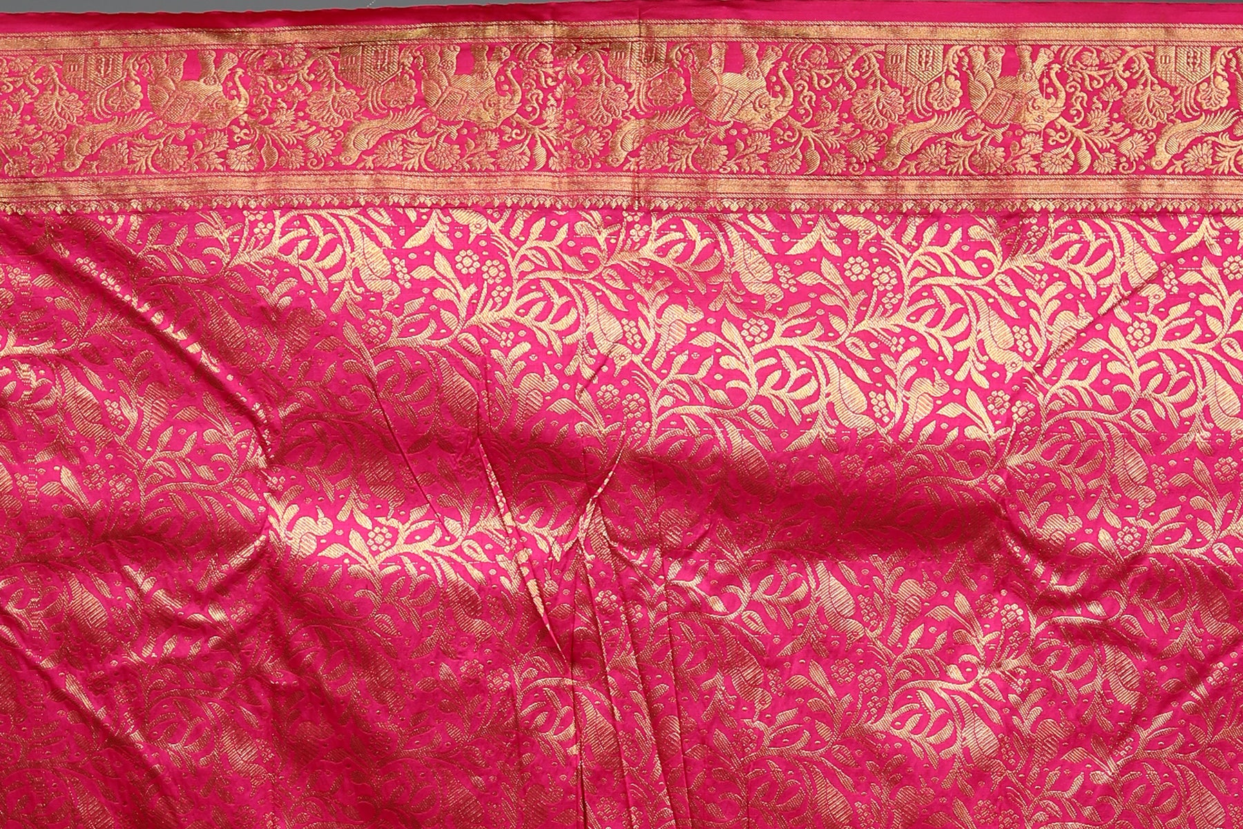 Dark Green Pure Kanjivaram Saree