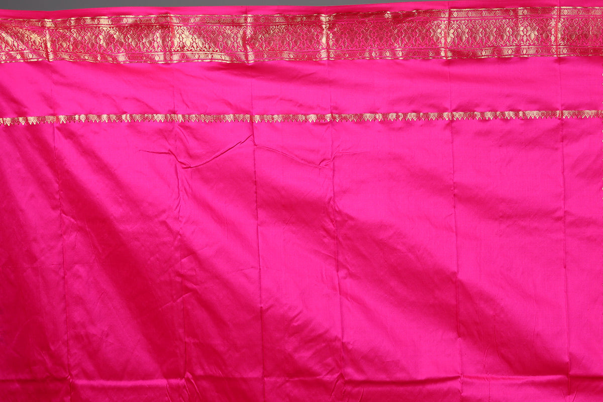 Purple Pure Kanjivaram Silk Saree