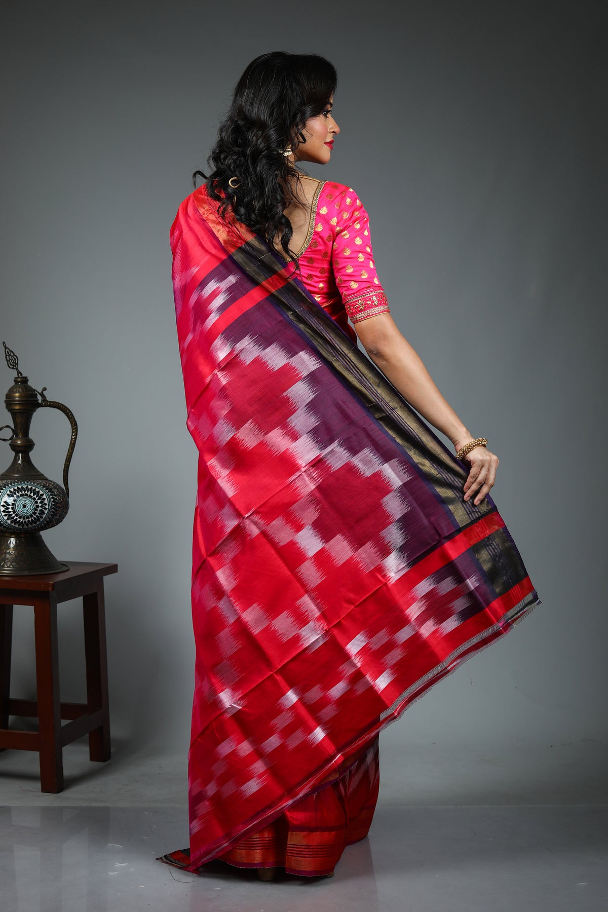 Multicolored Kalakhetra Saree