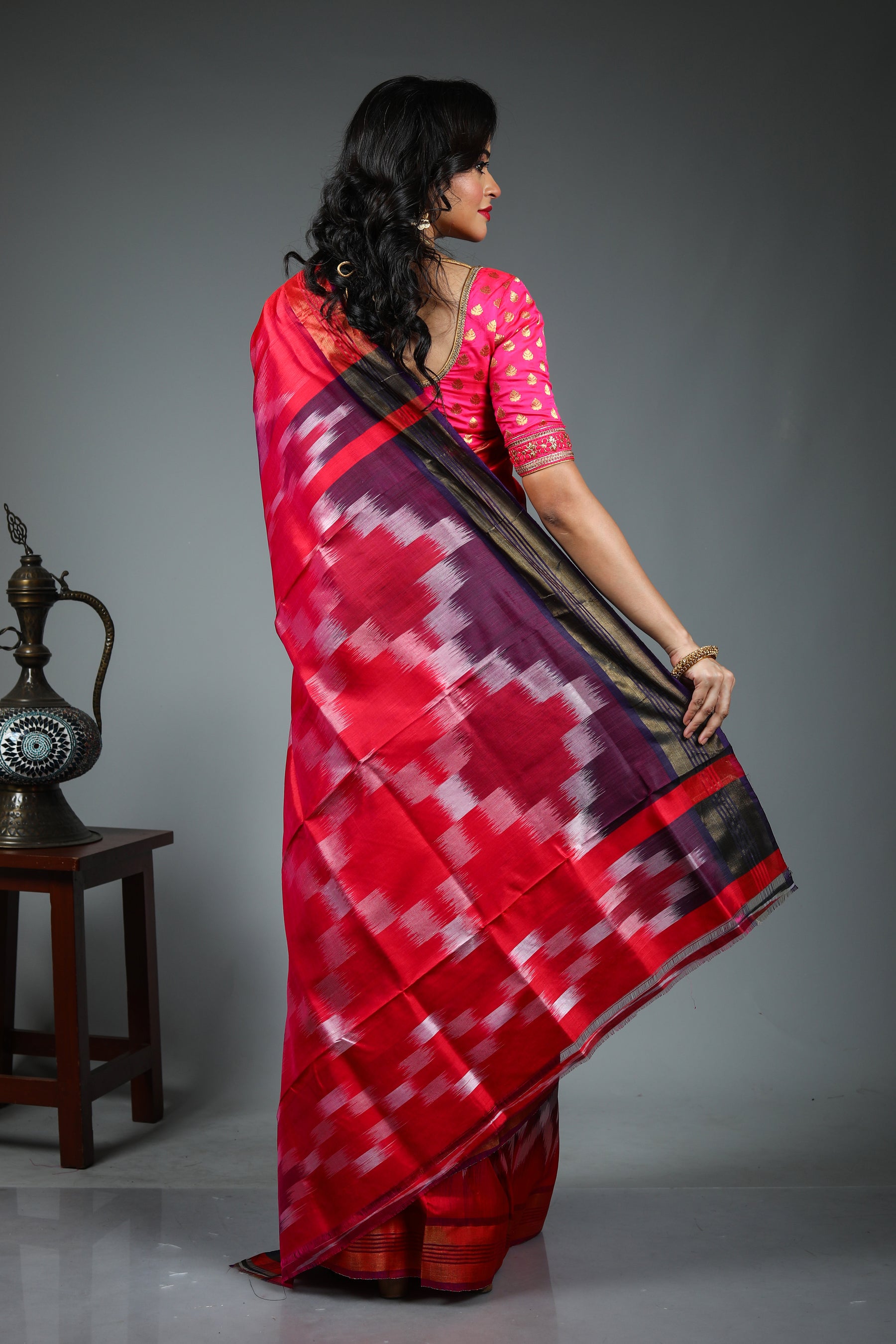 Multicolored Kalakhetra Saree