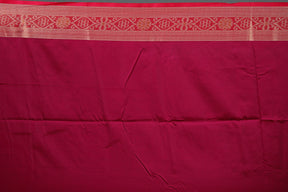 Yellow Blended Ikkat Silk Saree