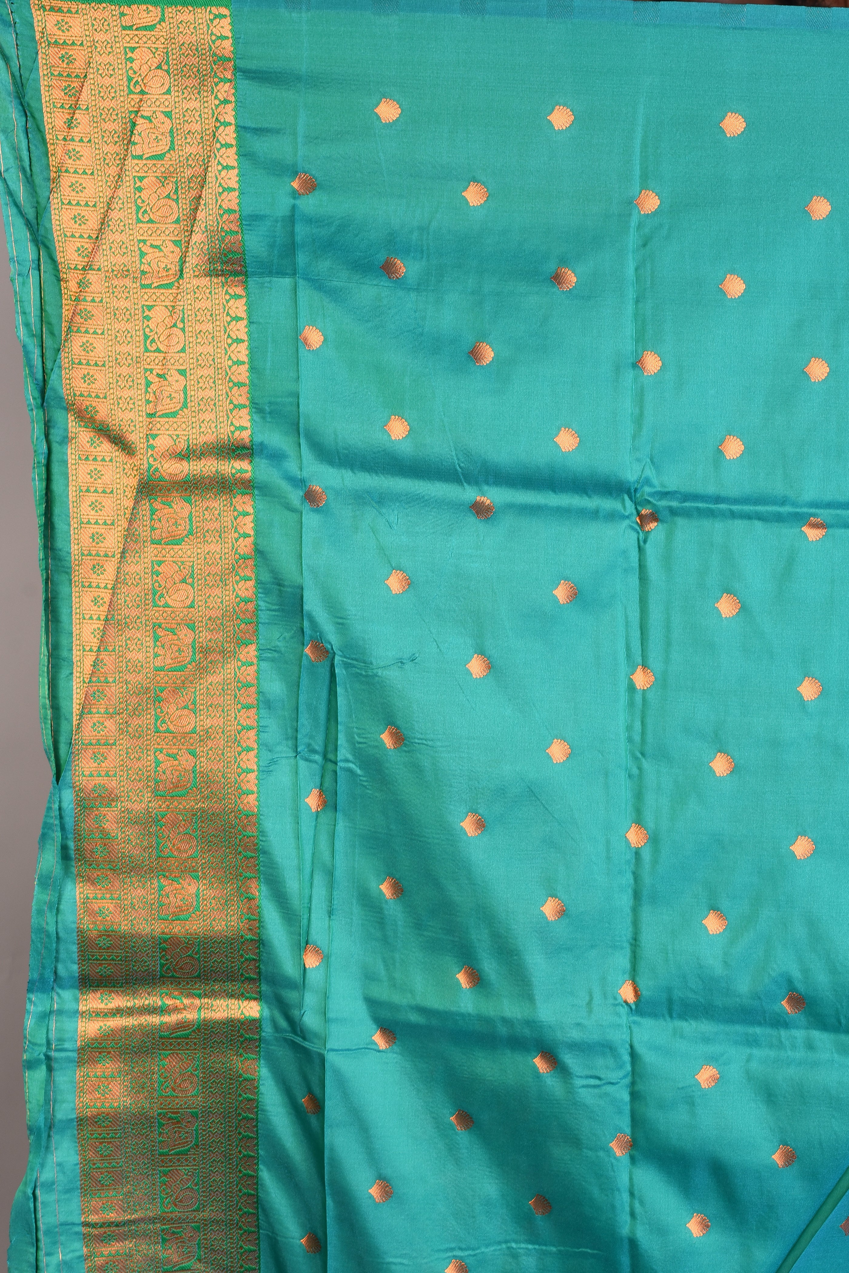 Dual Tone Purple Blended Katan Silk Saree - Keya Seth Exclusive