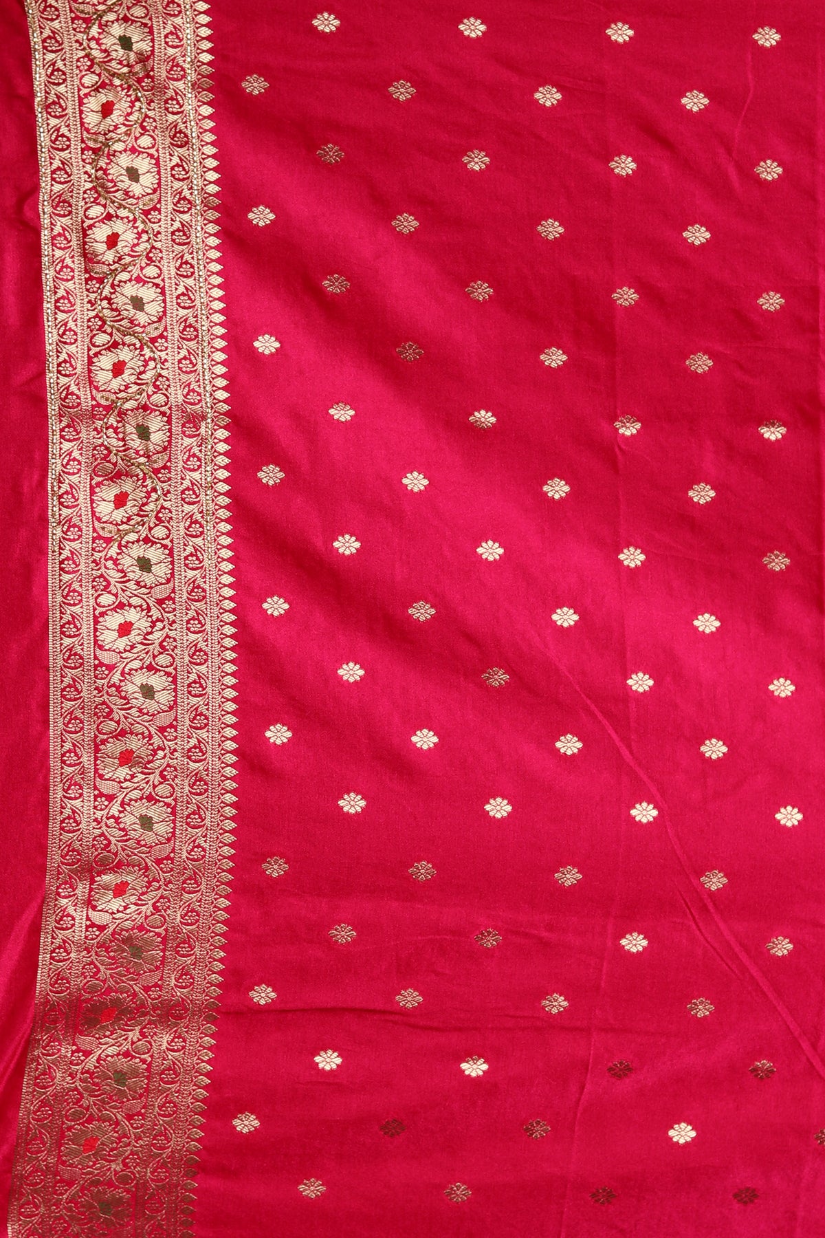 Offwhite Blended Dola Silk Saree