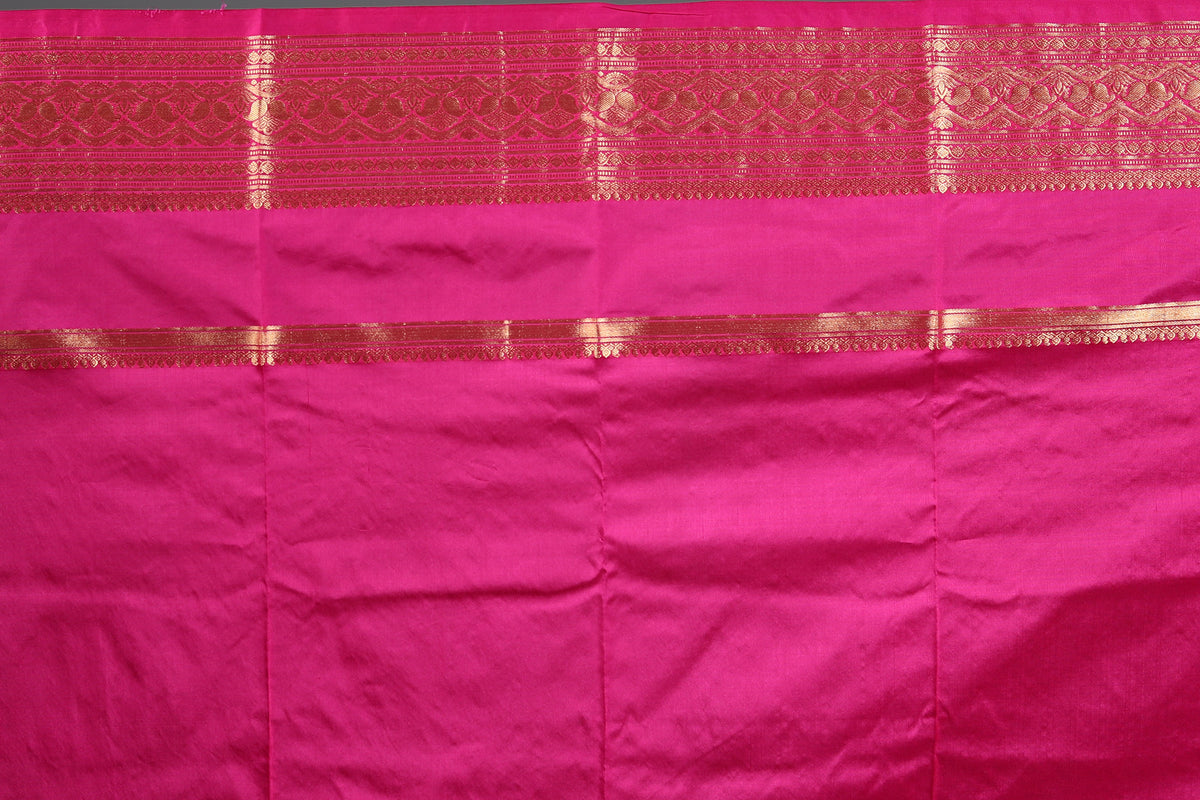 Blue Pure Kanjivaram Silk Saree