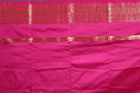 Blue Pure Kanjivaram Silk Saree