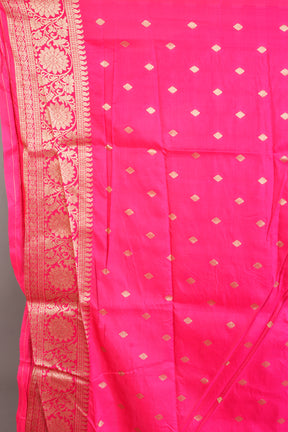 Dual Tone Purple Blended Katan Silk Saree - Keya Seth Exclusive
