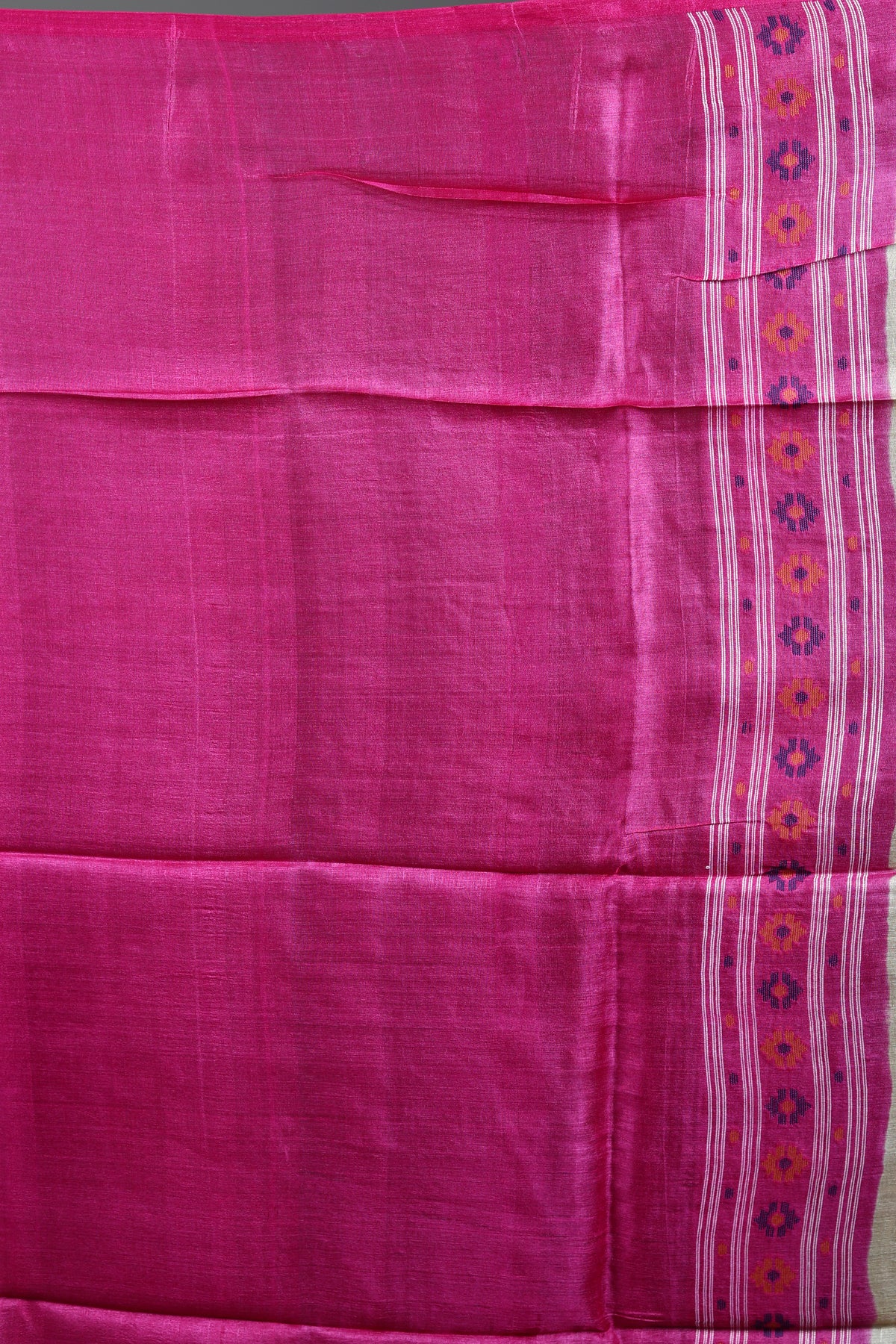 Offwhite Pure Tussar Saree