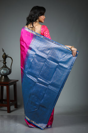 Pink Pure Kanjivaram Silk Saree