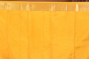 Yellow Pure Kanjivaram Saree with Golden Zari - Keya Seth Exclusive