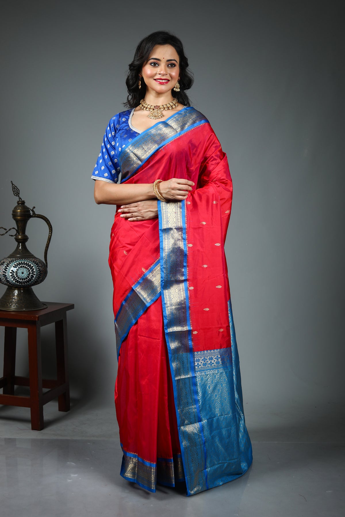 Pink Pure Kanjivaram Silk Saree