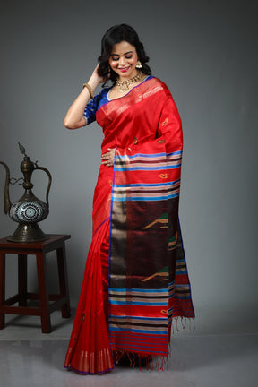 Wine Kalashetra Saree