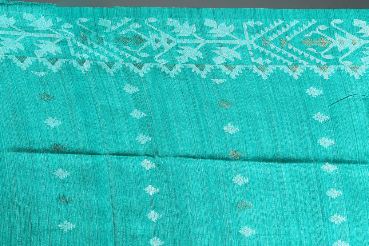 White Kalashetra Saree